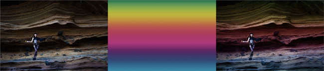 PS图层混合模式解析：色相/饱和度/颜色/亮度