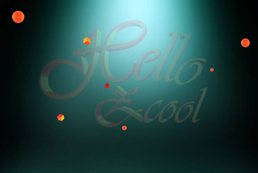 Photoshop CC 制作滴溅效果３Ｄ艺术字步骤解析