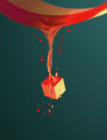 Photoshop CC 制作滴溅效果３Ｄ艺术字步骤解析