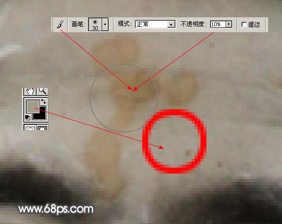 PS磨皮和调色处理修复黯淡发黄的黑白老照片